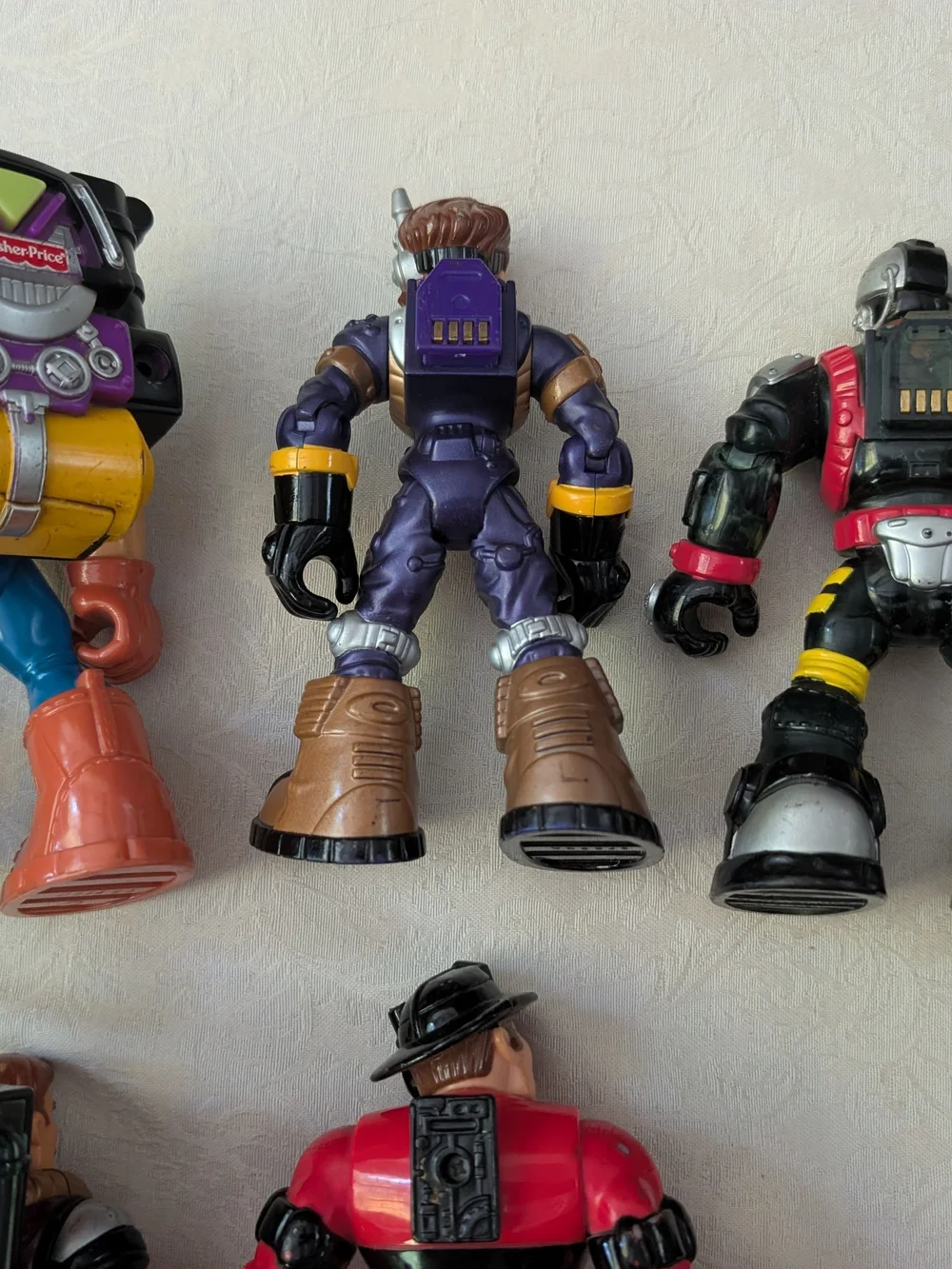Fisher-Price Rescue Heroes Mixed Lot 10 Action Figures w/ Accessories Unboxed